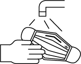 flat facemask icon image